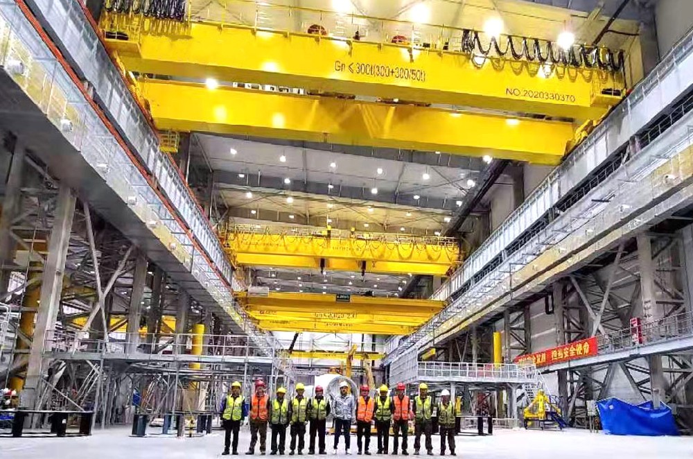 上海电气300+300/50双梁桥式起重机项目